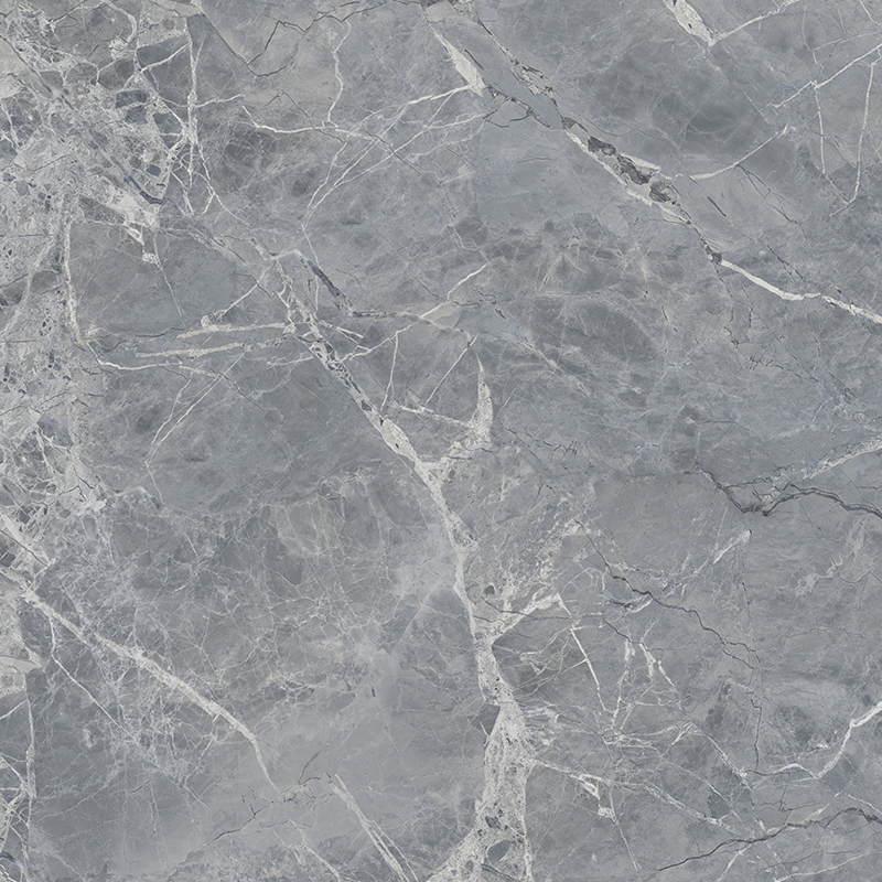 Bílé žilky Tmavě šedá textura mramorových dlaždic EPC Click Vinyl Plank Flooring